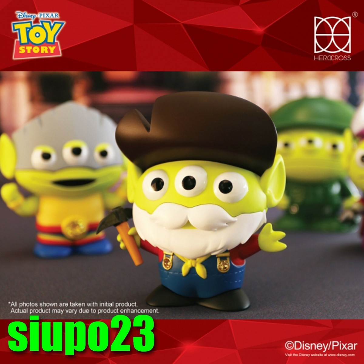 トイストーリー　ヒーロークロス　hero cross エイリアン　スワロフスキー Herocross ~ HBB #006DX Swarovski Toy Story Alien Remix 9+1