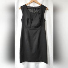 Sleeveless Lined Little Black Dress Size 8 Classic LBD Career Special Occasion