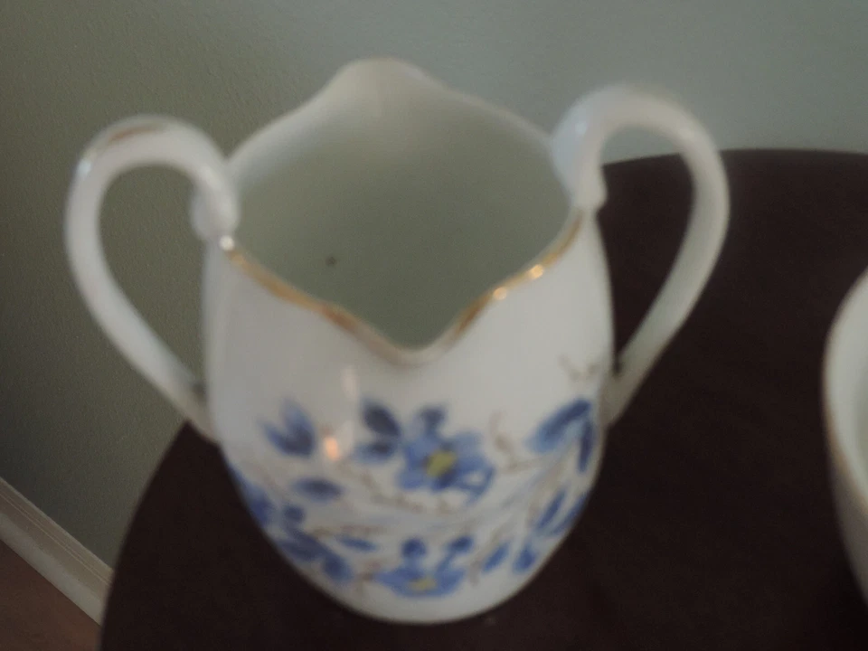 Cereal Bowl & Rare Double Spouted Small Pitcher ca.1850- 1899 - Image 3 of 4
