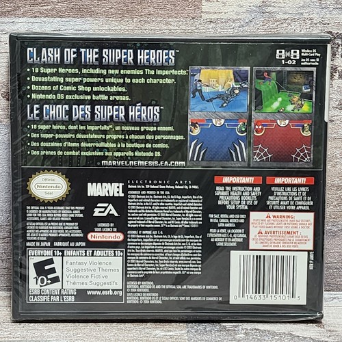 Marvel Nemesis: Rise of the Imperfects (Nintendo DS, 2005) BRAND NEW SEALED - Picture 2 of 6
