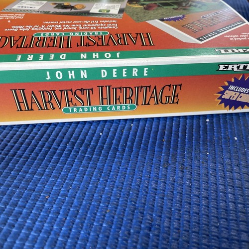 1994 John Deere Trading Cards & 1/64 7800 Tractor w/ 2WD, Harvest Heritage New - Picture 4 of 6