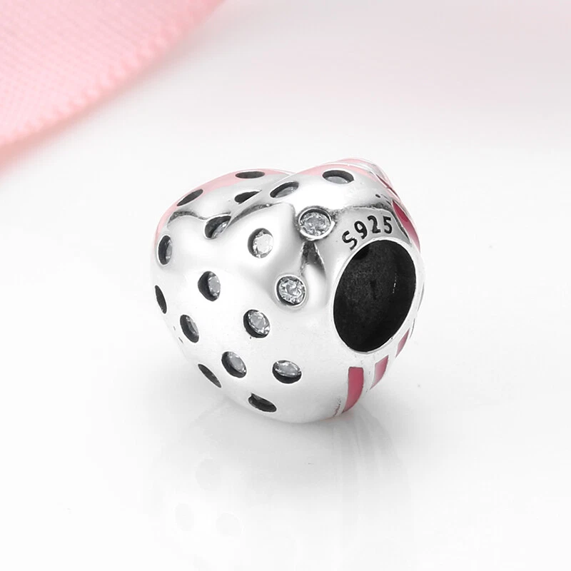 Charm Cuore angelo custode bimbo in argento 925 - Les Folies - Immagine 3 di 4