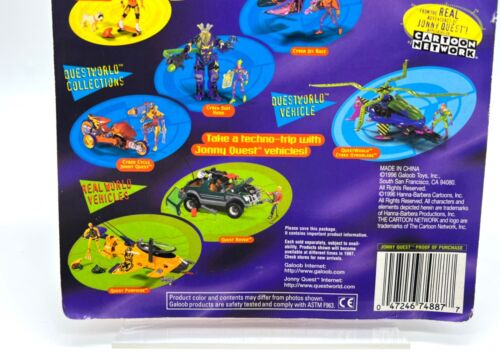 Jonny Quest The Real AdventuresWILD BLAZE RACE BANNON GALOOB Rare 1996 MOC - Picture 4 of 12