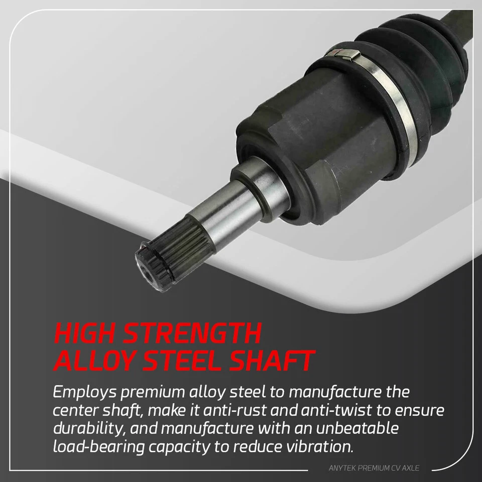 Medio eje delantero izquierdo CV para Ford Aspire 1994 1995 1996 1997 con transmisión automática Foto 4 de 4