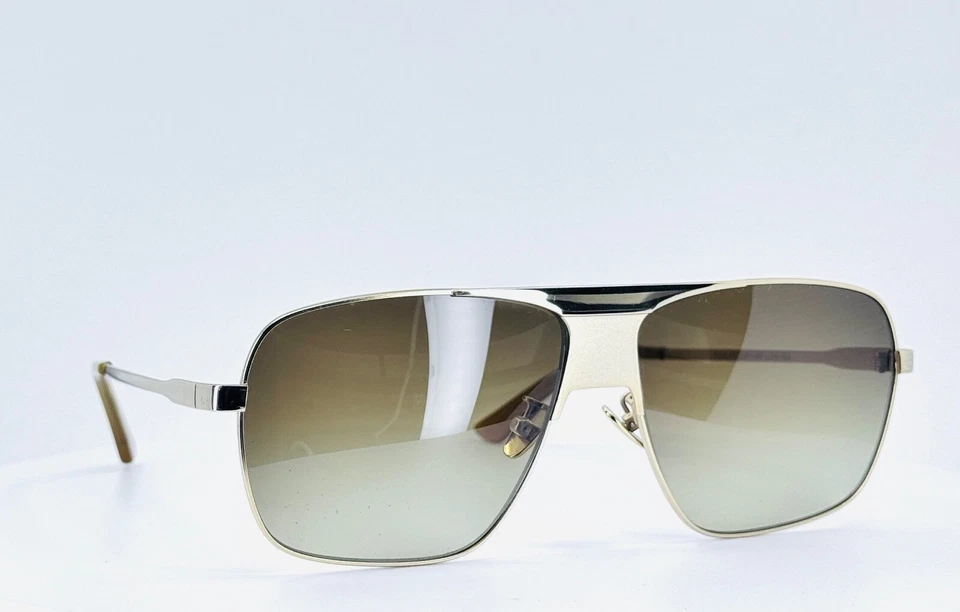 NUEVAS GAFAS DE SOL NATIVAS KEN BOND GLD-GLD doradas para hombre aviador borde completo 61-13-145 B:50 Foto 3 de 4