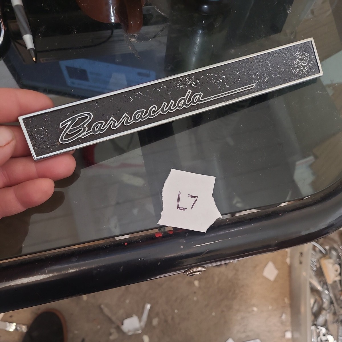 稀少 東急車輌 銘板 銅板プレート 昭和30年 骨董品 壁掛け 置物 1964 65 66 PLYMOUTH BARRACUDA DOOR PANEL EMBLEM OEM MOPAR | eBay