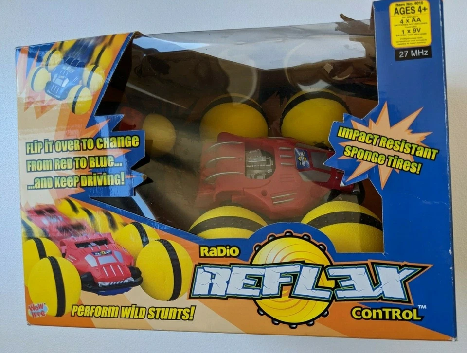 Reflex Remote Radio Control Car WowWee BRAND NEW SEALED Wild Stunts Double Side - Image 3 of 4