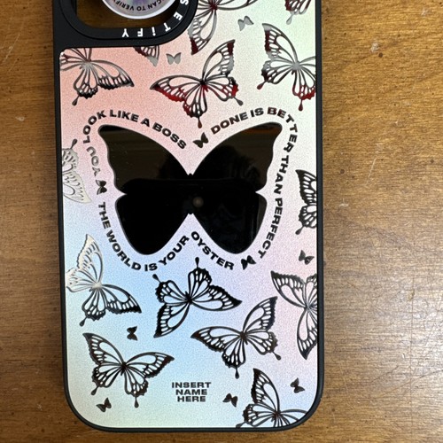 CASETIFY You Give Me Butterflies Mirror Case For iPhone 15 - Zdjęcie 2 z 5