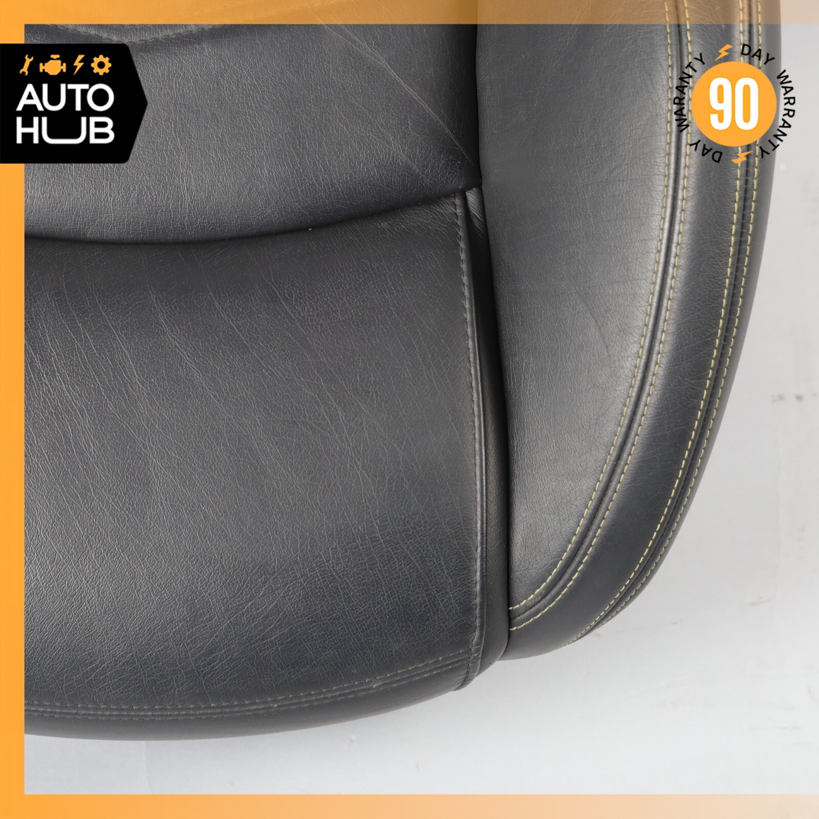 Maserati GranTurismo S M145 Front Seat Cushion Bottom Lower Right Side Black OEM