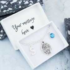Sugar Skull Bracelet, Personalised Gift, Gothic Jewelry, Day Of The Dead Gifts