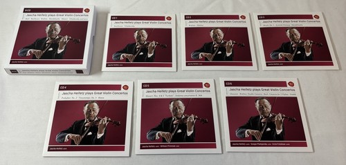 CD box set ~ JASCHA HEIFETZ Plays Great Violin Concertos