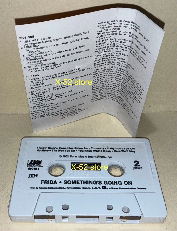 Frida Something's Going On ABBA solo vintage 80's cassette tape I Know There's - Image 4 of 4
