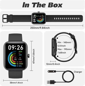 Smart Watch for Men Women with Bluetooth Call, Alexa Built-In, Heart Rate & Slee