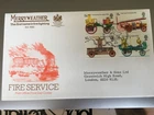 GB STAMPS RARE FIRST DAY COVER 1974 FIRE SERVICES MERRYWEATHER OFFICIAL