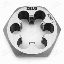 M22 x 1.5 Hex Die Nut Thread Cutting Rethreading Repair Right Hand Metric Dies