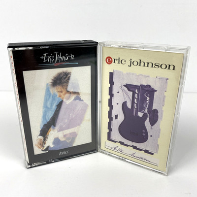 Eric Johnson Cassette Tape Lot of 2 Ah Via Musicom Tones Guitar
