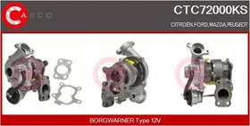 CASCO Turbolader für Ford Fiesta V JH_ JD_ 1.4 TDCi Fusion JU_ Peugeot 206+