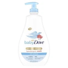 Baby Dove Sensitive Skin Care Wash For Bath Time Rich Moisture... 