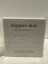 B Six Women's Nippies Skin Non Adhesive Inserts Creme Size D Cups