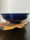 Fiestaware Cobalt Blue Pedestal Bowl Fiesta HLC WV USA Homer Laughlin 9.5”