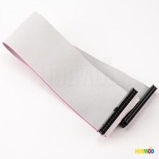 13" inch 40-Pin Female to Female F/F IDE Ribbon Flat Cable 2-Connector 1-Device