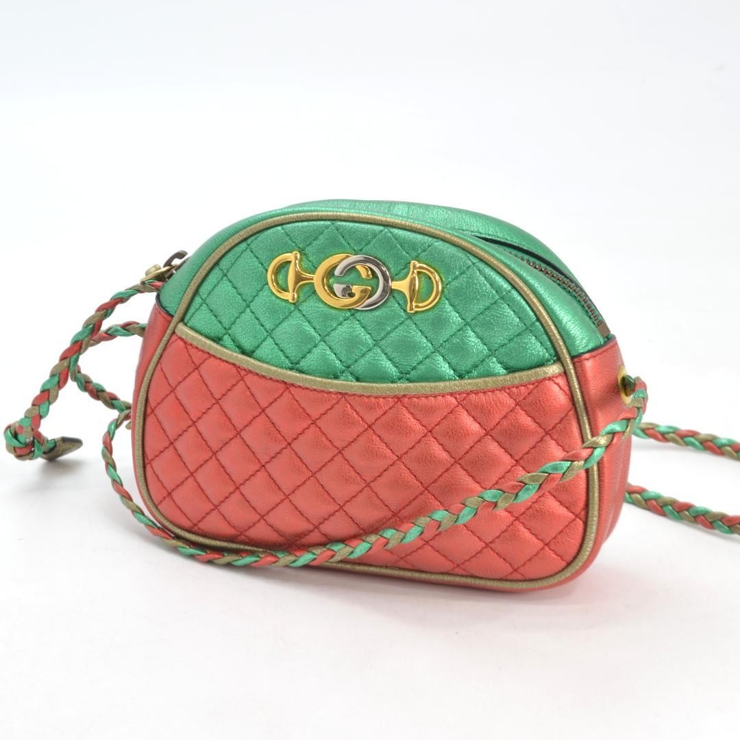 GUCCI Multicolor Leather Shoulder Bag Authentic G0405702