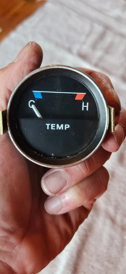 MG MGB Midget 1977-1980 Original Temperature Gauge Smiths w/ mounting bracket — 第 3/3 张图片