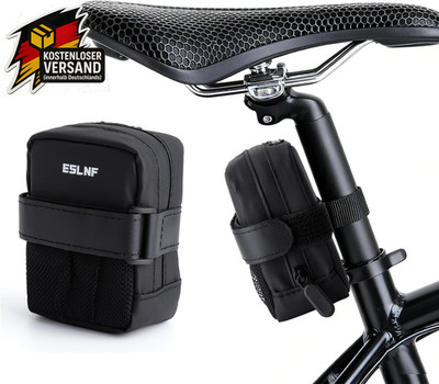 Wasserdichte Fahrradsatteltasche mit Reflektor für Mountainbike Rennrad E-Bike u