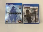 Tomb Raider : Definitive Edition + Rise of the Tomb Raider PS4 Lot | Tested |