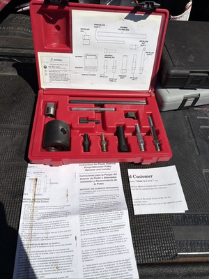 #ad Sears Craftsman USA Nos Rare Master Power Steering Pump Alternator Remv 42178 $499.00