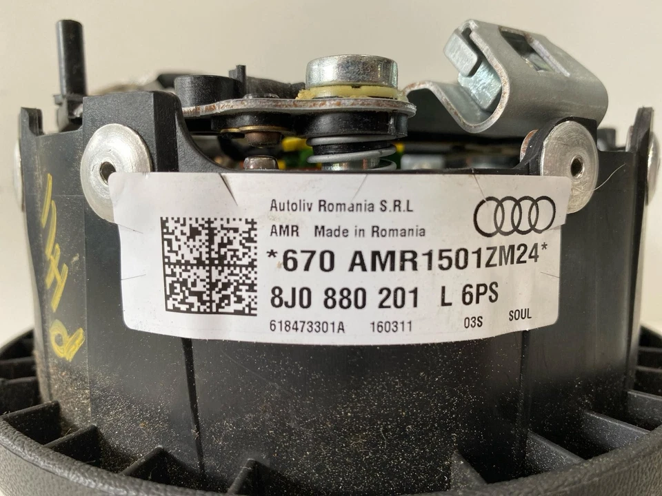 2008-2015 Audi TT TTS TTRS Steering Wheel Air Bag 8J0880201L 6PS Airbag (TL) Foto 4 de 4