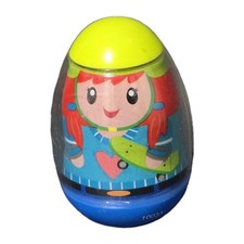 2009 Hasbro Weebles Wobble Skateboard Girl 3" Figure 10 Playskool Toy Figurine