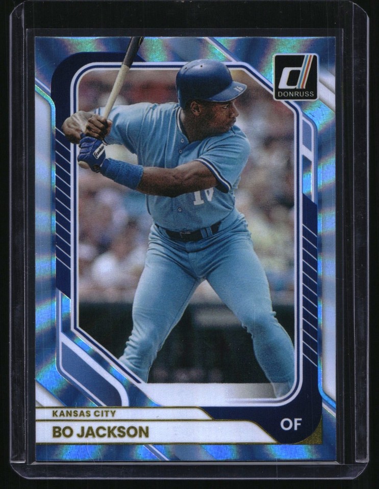2026 Panini Donruss #82 Bo Jackson Carolina Blue Laser 042/249 Royals