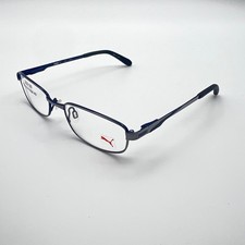 Puma Eyeglasses PU15409 GU Blue Metal Frames 49-17-130 New Authentic Glasses