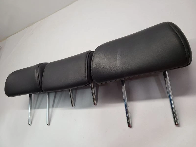 HYUNDAI AZERA 2012-2017 JUEGO DE 3 REPOSACABEZAS TRASERO CUERO NEGRO Foto 4 de 4