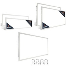 4FT LED Flat Panel Light 6600/6000LM Drop Ceiling Troffer Office Recessed