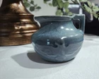 Frankoma Pottery #555 Eagle Thunderbird Mini Pitcher PEACOCK BLUE 1942 - 1950