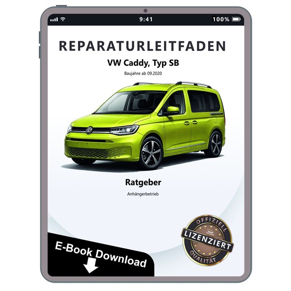 VW Caddy Typ SB Ab 2020 Ratgeber AnhäNgerbetrieb Reparaturhandbuch Download-image