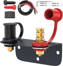 Joinfworld Remote Battery Terminals 3/8" Stud Battery Jump Post with Heavy Duty