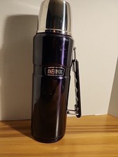 THERMOS Black The Stainless King 40 oz Vacuum...