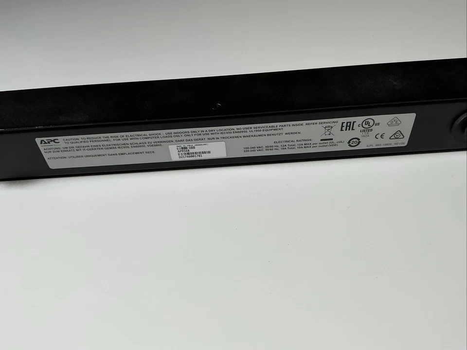 APC Basic Rack PDU AP9568 12 Connectors - Image 2 of 2