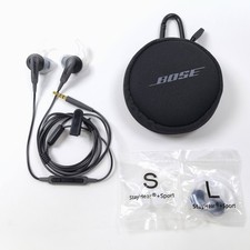 Bose SoundSport In-Ear Wired Headphones 3.5mm Jack Sport Earphones - Black