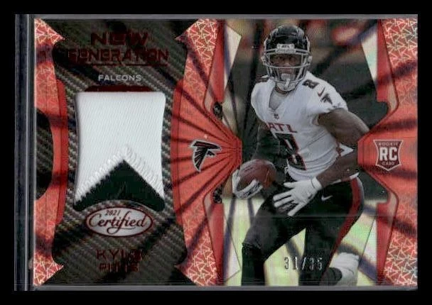 Kyle Pitts Panini Certified New Generation Jerseys #NG11 Mirror Gold Fotl