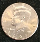 BU 2001-P 50C Kennedy Half Dollar