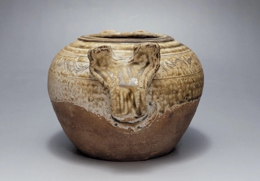 DINASTÍA HAN (206 AC-220 dC), frascos de cerámica proto-porcelana chinos antiguos chinos Foto 4 de 4