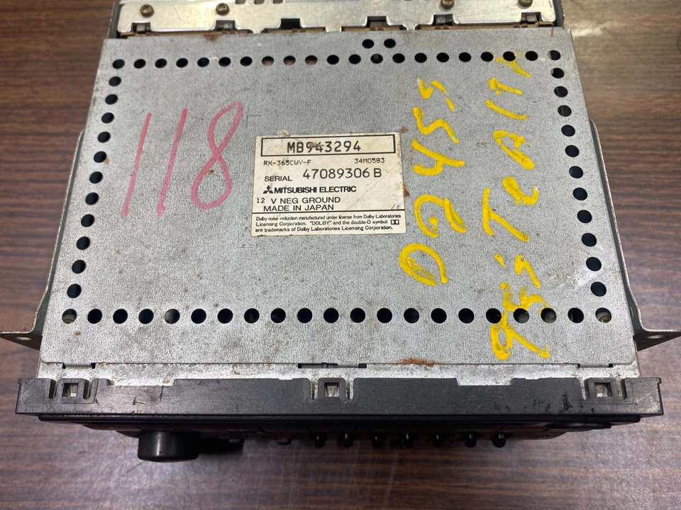 91-99 Dodge Stealth Mitsubishi 3000GT Estéreo Radio Cassette Cinta Ecualizador Foto 2 de 4