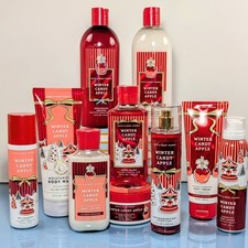 10 Piece Winter Candy Apple Bath  Body Works Mist Cream Wash Dry Shampoo Butter