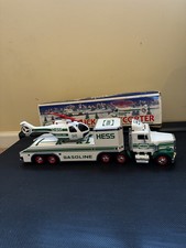 Vintage 1995 Hess Toy Truck and Helicopter - In Original Box