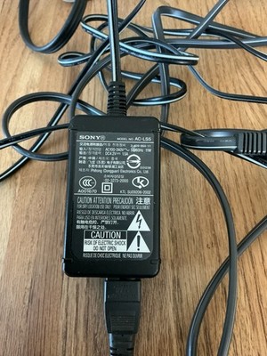 Genuine Sony AC-LS5 AC Adapter  For Sony Cyber Shot DSC-W70 DSC-W80 and More