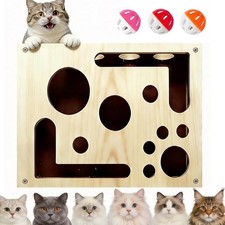 Cat Nail File Scratch Enrichment Box,Advanced Cat Scratch Puzzle Enrichment M...